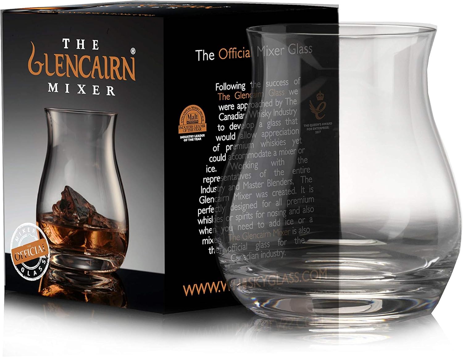 GLENCAIRN Whiskey and Gin Mixer Glass in Gift Carton, Set of 2 - Image 4