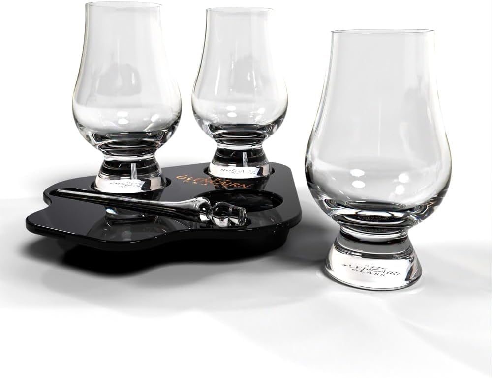 GLENCAIRN Whiskey Glass Oak Flight Tray - Image 4