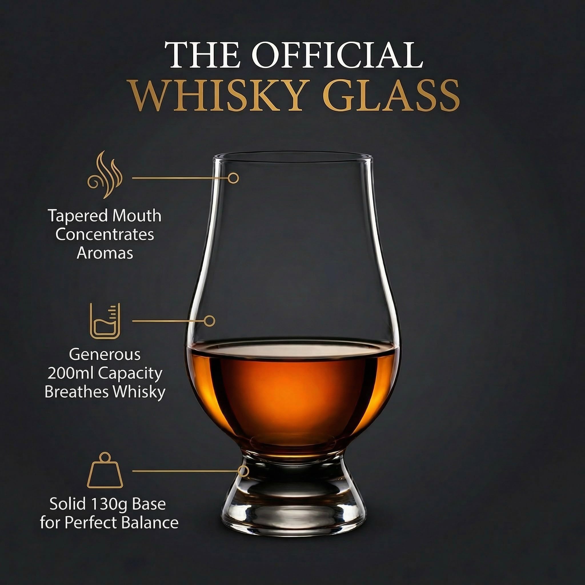 GLENCAIRN Whiskey Glass, Set of 6 in Trade Pack - Image 5